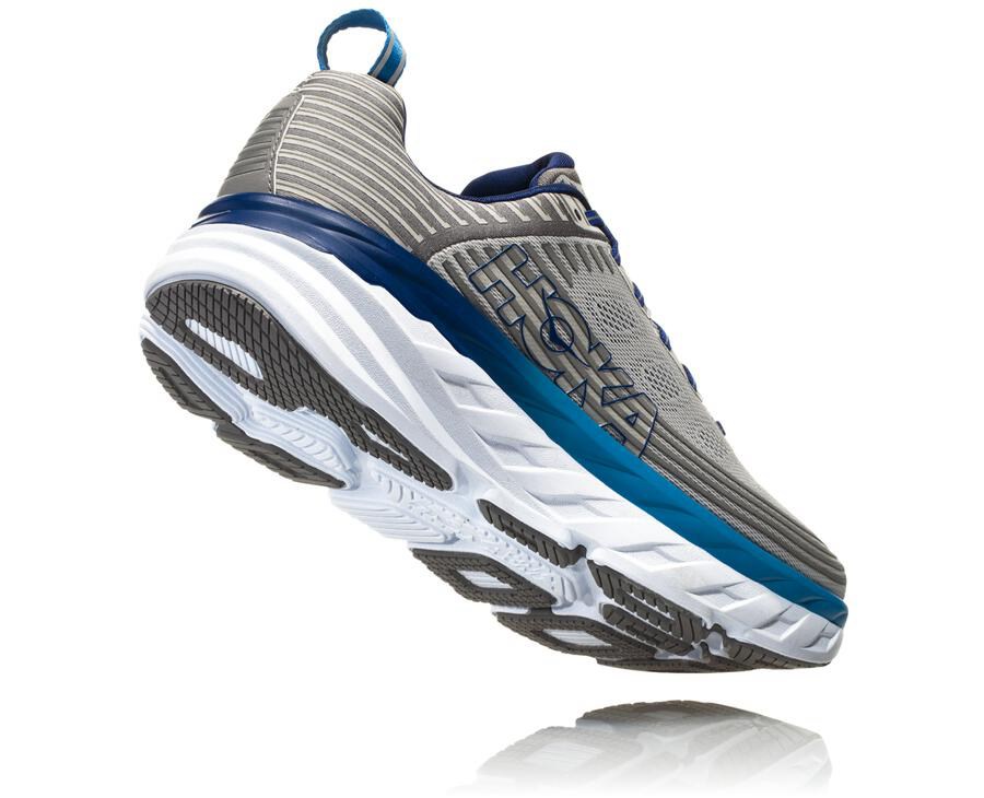 Hoka One One Koşu Ayakkabısı Erkek Gri - Bondi 6 - CM5429013